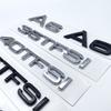 ABS Letters Numbers Emblem For  Audi A6 35TFSI 40TFSI 45TFSI 2.0T 2.4 2.8 4.2 Allroad Car Front Trunk Side Logo Sticker