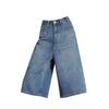 Women's Plus Size Loose Straight-Leg Denim Cropped Pants - Summer BF Lazy Style