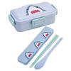 Skater Samechi Bento Box, 530ml, Antibacterial, Soft Filling, Dome-Shaped Lid, Women's, Made In Japan, PFLB6AG-A