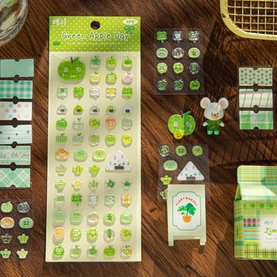 1/4 Piezas Pegatinas 3D Océano Antiguo Trébol Estrella Pegatinas Lindas Manualidades DIY Scrapbooking Diario Fundas de Teléfono Cuenta Manual Pegatinas Decorativas