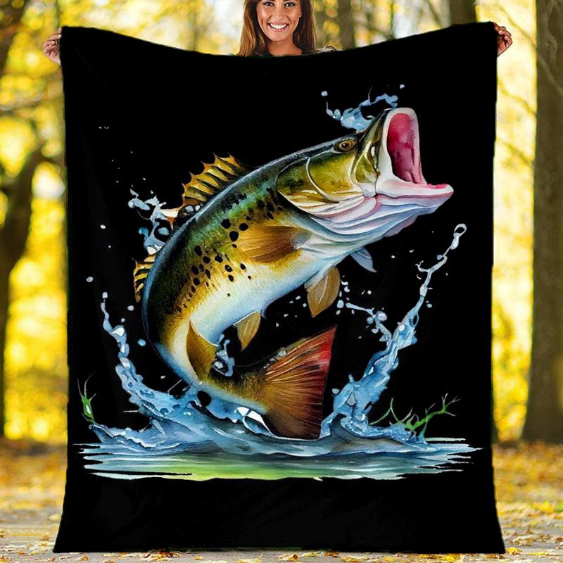 Jesus Religious Art Fleece Printed Flannel Blanket, Warm Soft Throw Sofa Bed Blanket 80cm x 120cm