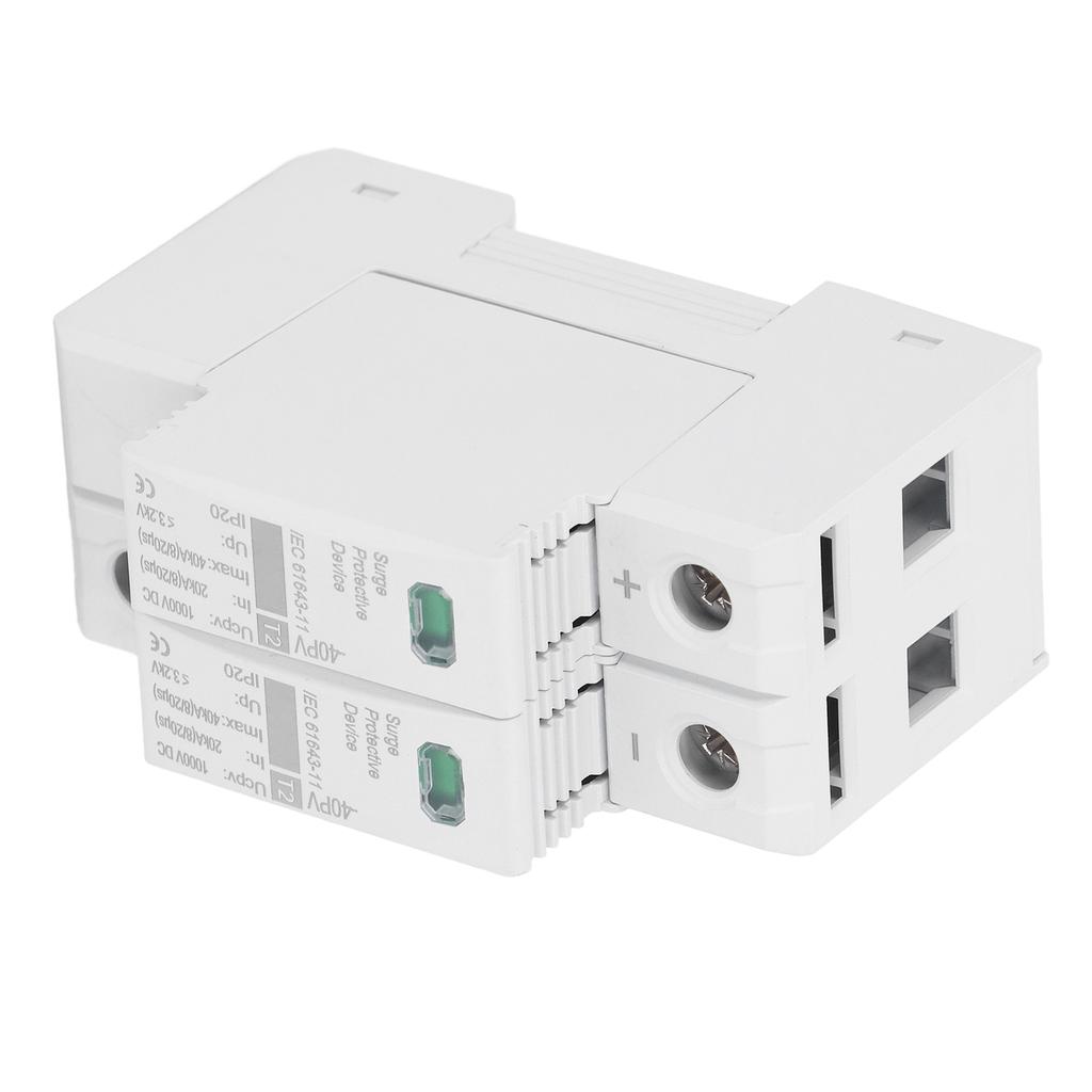 Voltage Surge Arrester Device DC Photovoltaic 2P Surge Protective Device Lightning Protection Circui
