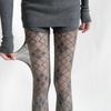 Women's Vintage Lace Jacquard Fishnet Tights with Irregular Floral Pattern Pantyhose for Party Nightclub or Date Outfits