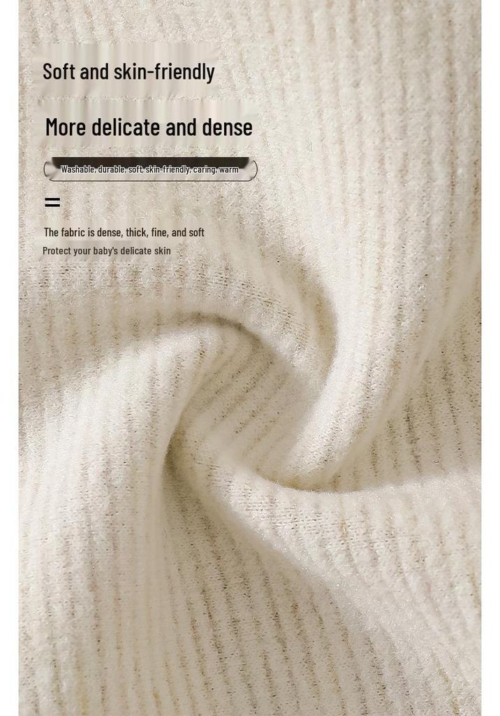 Infant Unisex Long Sleeve Warm Bodysuit - Autumn/Winter Jumpsuit for Newborns