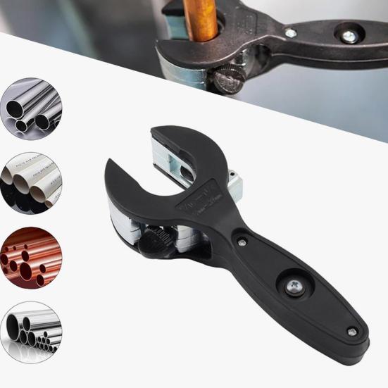 Water Pipe Cutter High-Strength Zinc Alloy Ratchet Tube Cutter Ergonomic Anti-Slip Handle Portable Pipe Cutter Tool