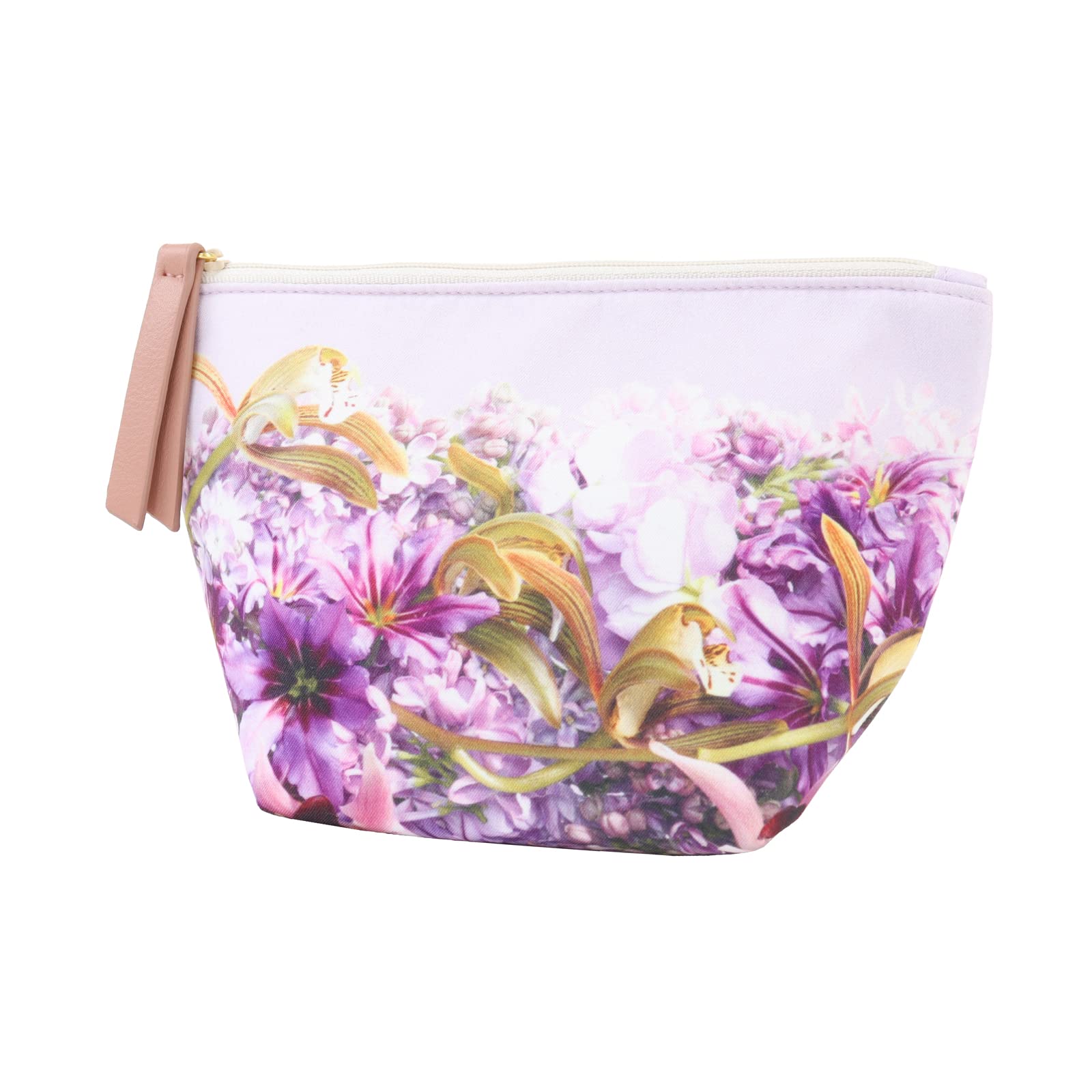 

Kawashima Selkon KEITA KAWASAKI W21 x H12 x Elegant Floral Pattern Pouch, Lilac/Violet, D10cm, GF1387,