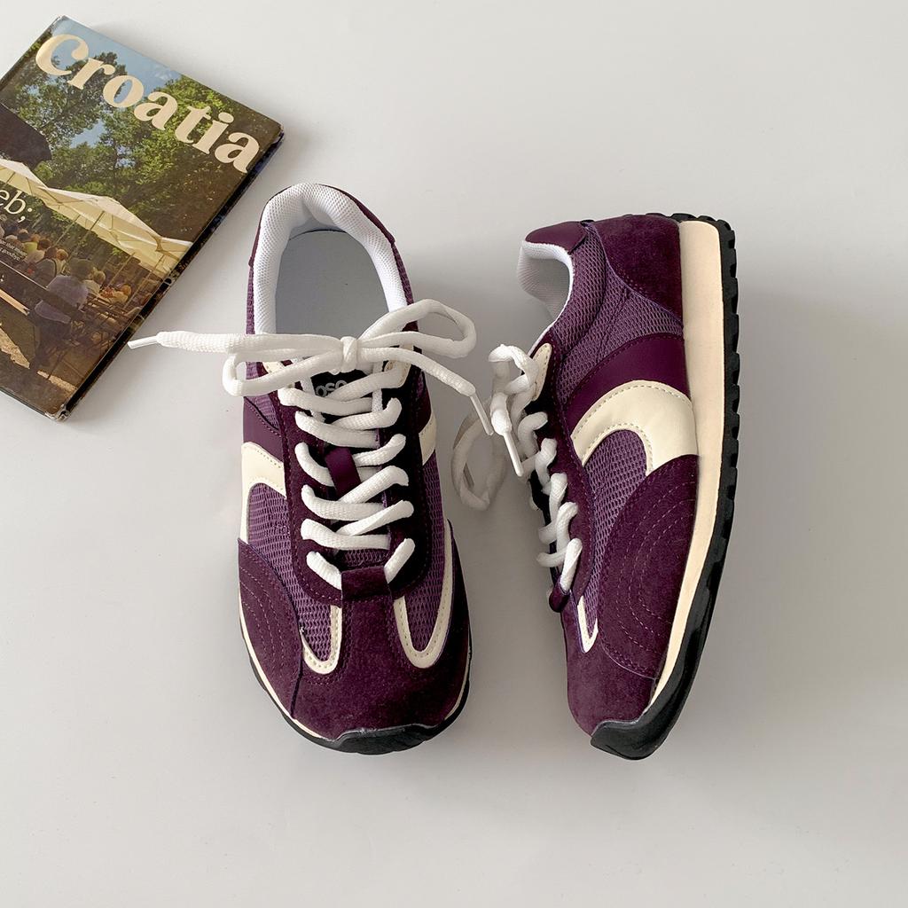 Retro Classic Thick-soled Heightening Breathable German Training Shoes Women's 2025 New Summer Casual Versatile Forrest Gump Sports Shoes