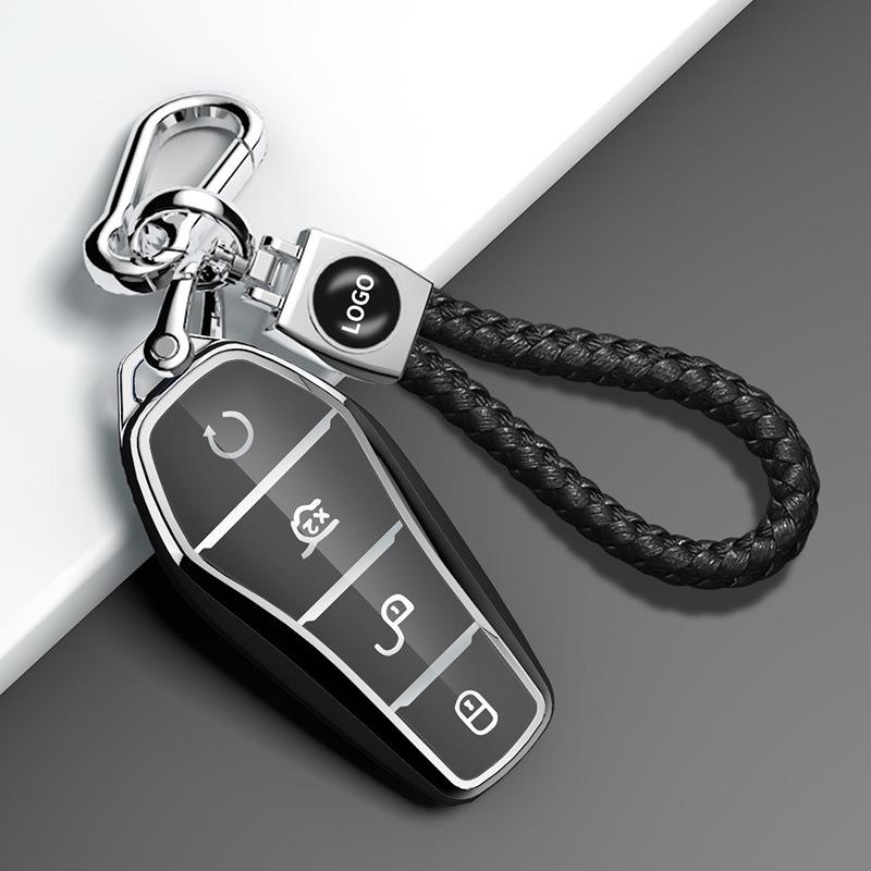 Compatible Key Cover for BYD Han EV, Tang DM/MAX, Song Pro, Qin PLUS, Yuan Models - Women’s Shell Buckle Bag
