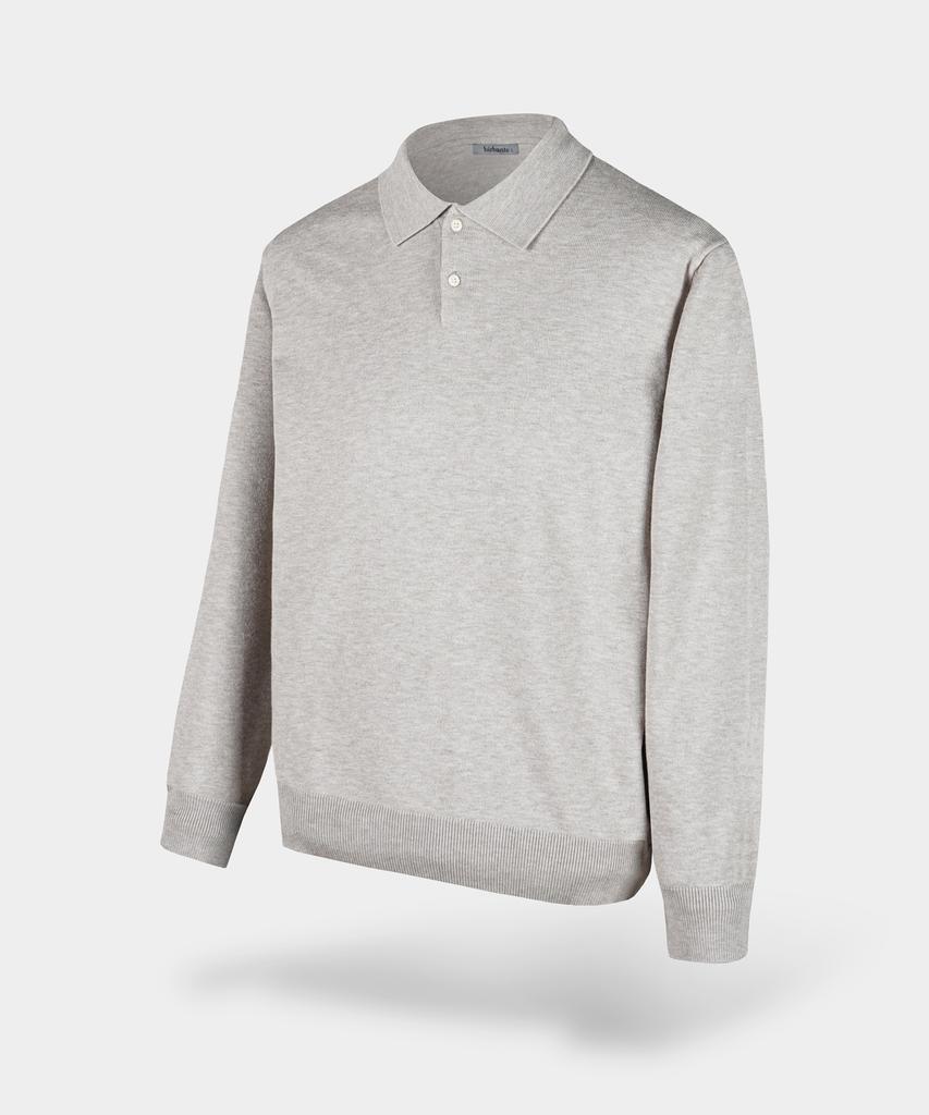 BIRBANTE Soft Washable Collared Knit - Ivory