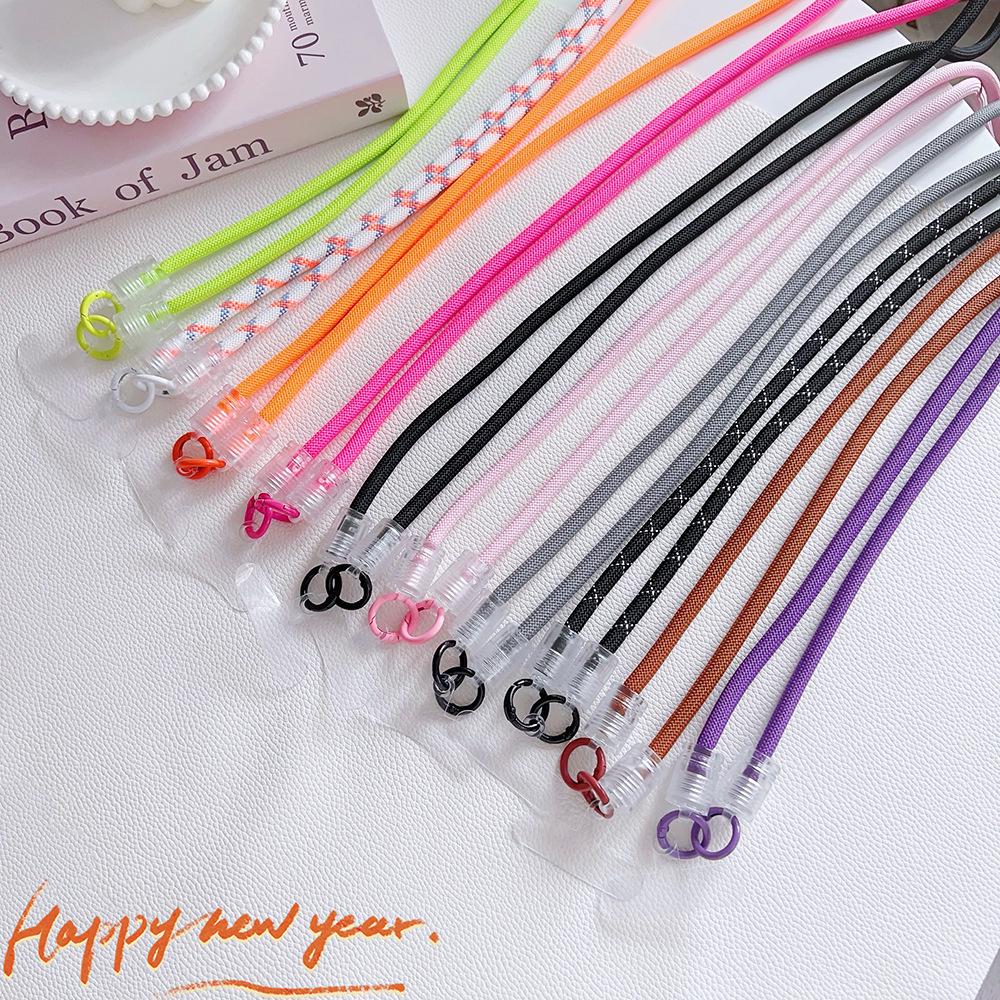 High-end Diagonal Carrying Mobile Phone Lanyard with Universal Case, Durable and Strong Back Clip Rope.