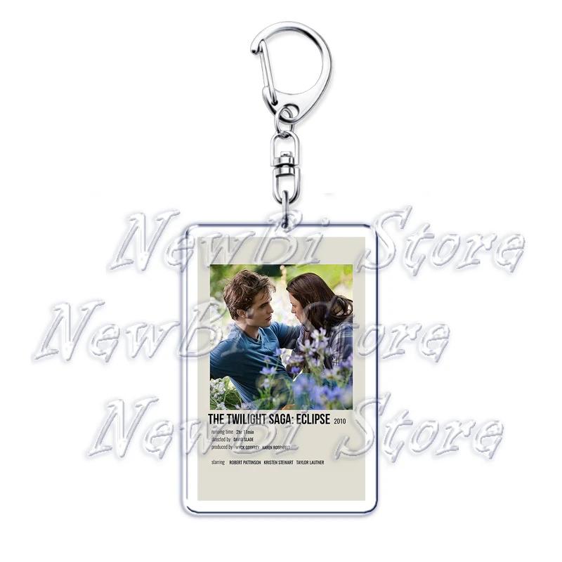 The Vampire Diaries Twilight Keychain for Accessories Damon Stefan Salvatore Elena Bella Swan Edward Cullen Key Chain Keyring