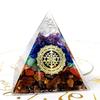 Crystal Crushed Stone 5cm Pyramid: Creative Handmade Home Decor Craft