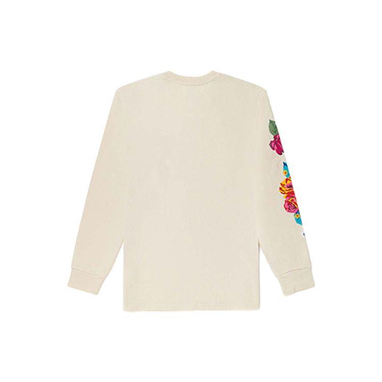 Vans Mn Anaheim Blumenprint Rundhals Lässiges Langarm-T-Shirt Unisex Oberteile Cremeweiß VN0A5FQB7VJ