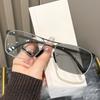 Ultra-Lightweight Photochromic Anti-Blue Light Presbyopia Glasses Fashionable Metal Double-Bridge Reading Eyewear 0 To +4.0