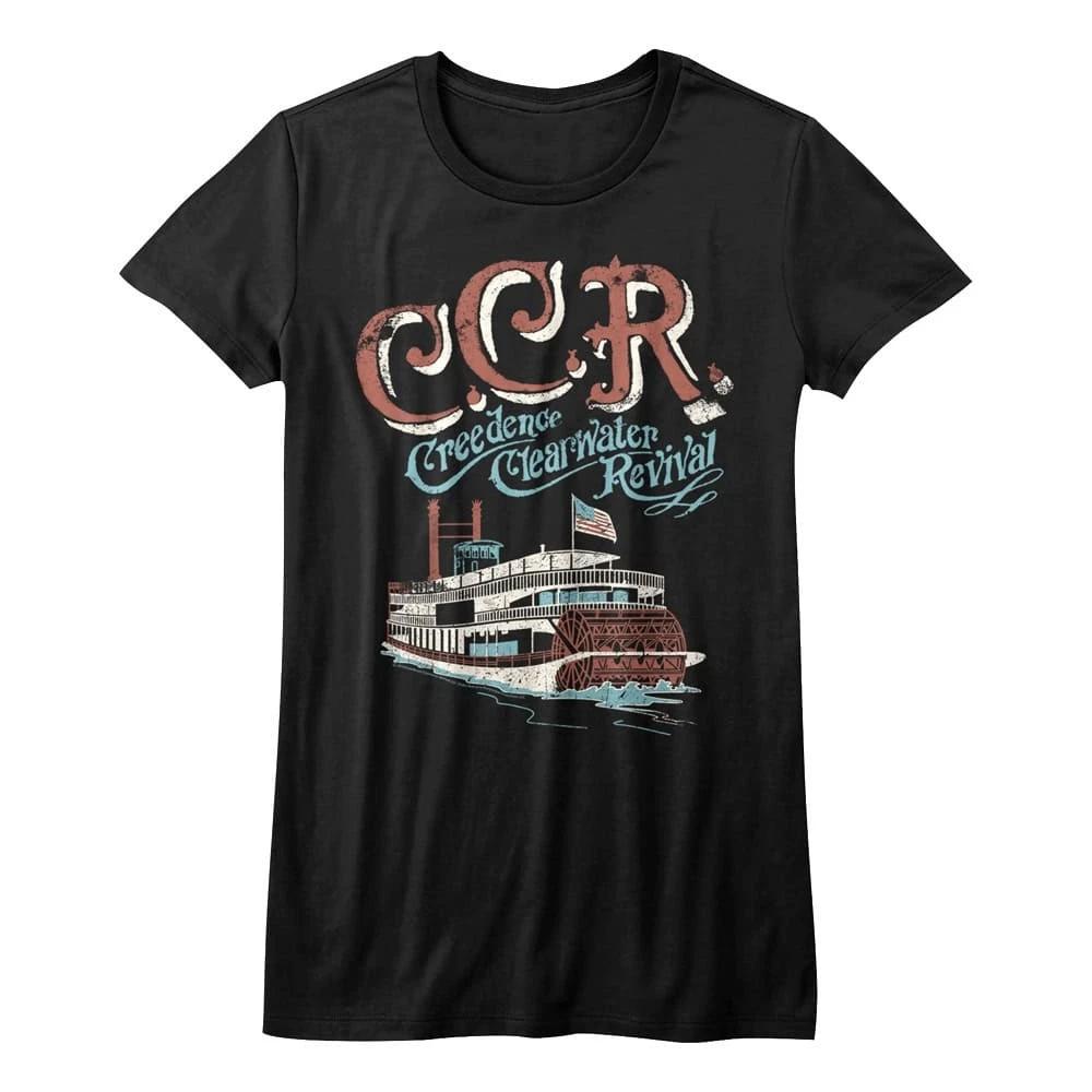 Creedence Clearwater Revival Proud Mary Riverboat Women s T Shirt XXL