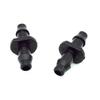 1/4" Double Barb Straight Water Hose Connectors Agricultural Garden Irrigation Hose Fittings Industrial Cooling System 50 Pcs