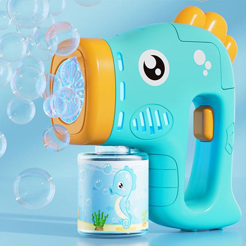 Children's Bubble Machine Parent Child Outdoor Handheld Bubble Gun Children's Christmas Gift Without Battery and Bubble Water