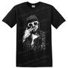 Kurt Cobain Portrait T Shirt Grunge Rock Musician Black White Graphic Art Tee