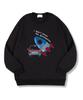 TI.GLAKE I Don'T Know Oversized Double-Sided Sweatshirt Black