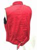 Men's Red Gothic Steampunk Medieval Drummer Vest Costume