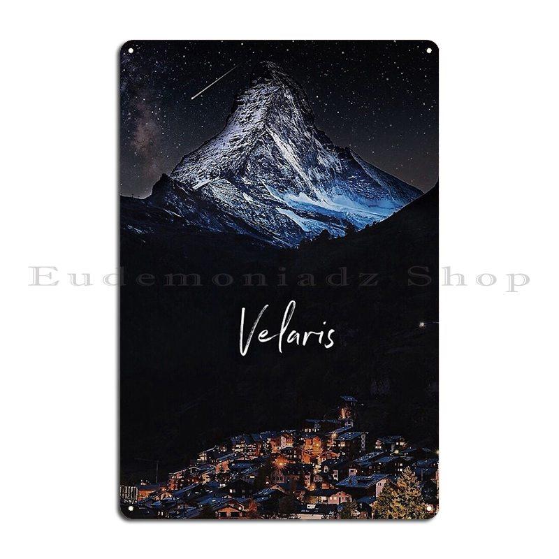 Velaris From Acotar SJM The City of Starlight ACOMAF Metal Plaque Wall Decor Garage Decoration Designer Tin Sign Poster