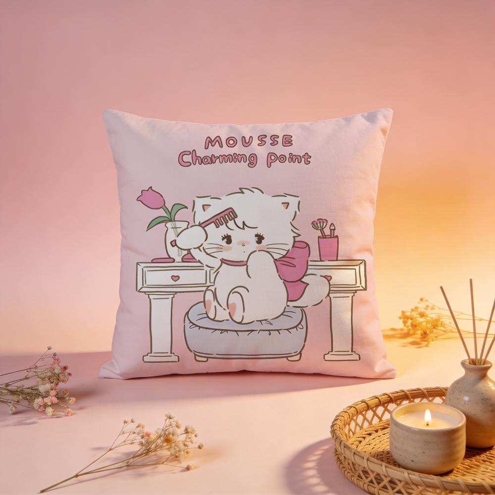 Trendy MMikkoiou Cushion Cover Comfortable Durable Pillow Cover MultiScene for Home Office Car Sofa