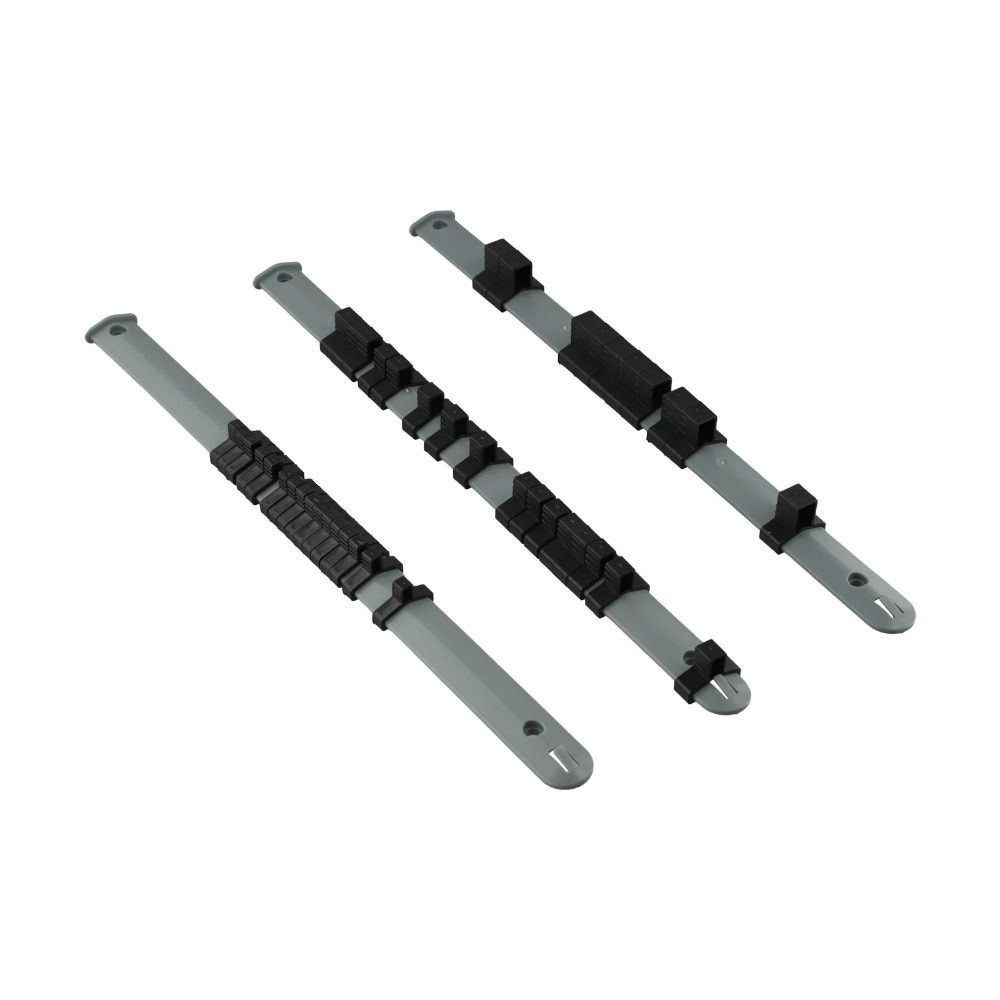 3/8in Size Socket Storage Rack 1/4in Size Socket Rail Hand Tool Storage Bracket Workshop Storage