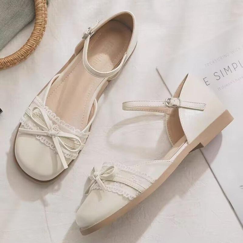 Beautiful summer bag head sandals with skirts, women's hollow single shoes, new models