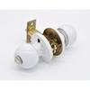 Plastic Steel Door Lock, Three Bar Spherical Lock, Bathroom Door Lock, Three Fork Lock, White Room Door Lock