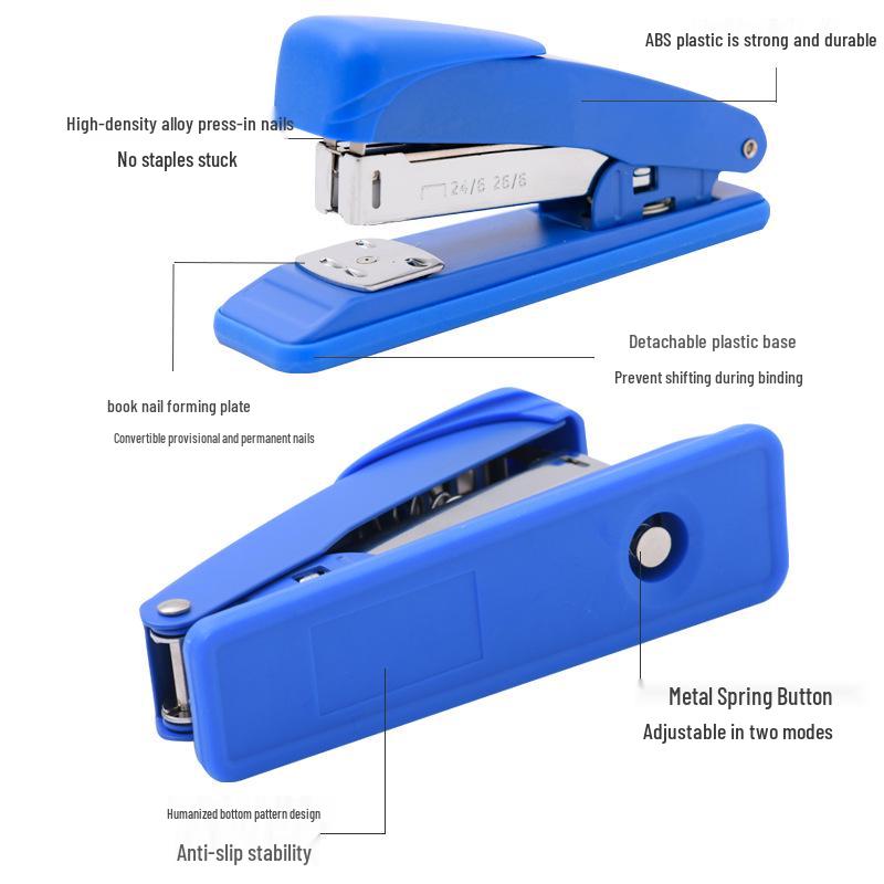 Huachi Medium Metal Office Stapler, No. 12, Standard 24/6