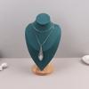 Velvet Portrait Necklace Display Pendant Organizer Jewelry Display Stand Jewelry Mannequin Bust Necklace Pendant Window Display