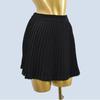 Sexy Color Matching Knitting Skirt Women's Spring and Autumn Preppy Style Easiest for Match High Waist Slimming Pleated Skirt Base Skirt