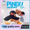 Echte Pinguin-Familie Plüschtier Schlüsselanhänger Niedliches Umarmungs-Anhänger Spielzeug Dekoration Geschenk