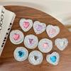 Portable Magnetic Rhinestone Heart Phone Holder