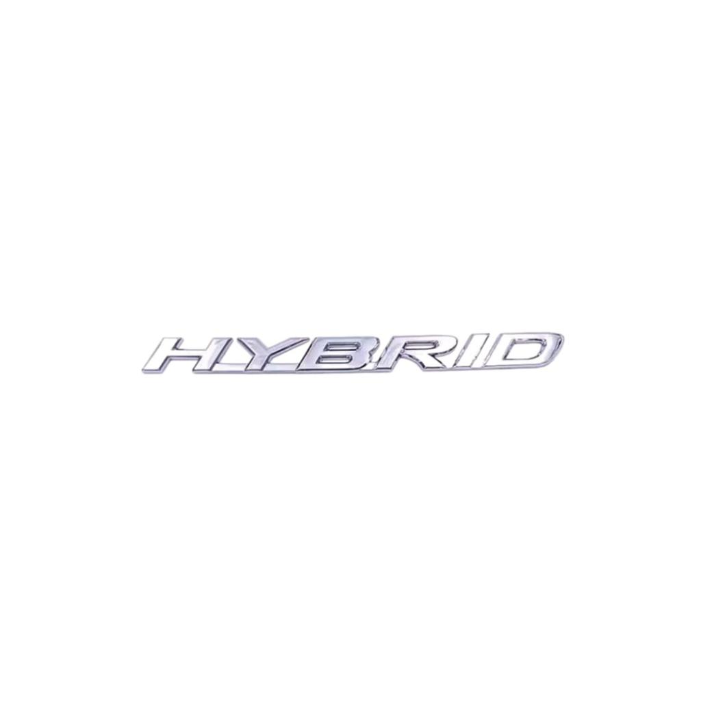 1pcs HYBRID Car Emblem, Suitable for Cars, Trucks, SUVs, As a Decorative Emblem On the Side or Rear of the Car