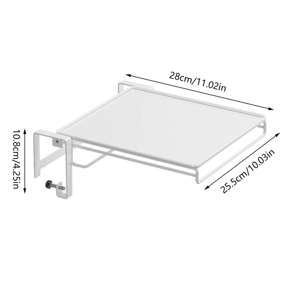 Складная полка для хранения на столешницу экономичная кухонная полка с держателем для полотенец расширение для кухонного шкафа хранение белый 7870₽