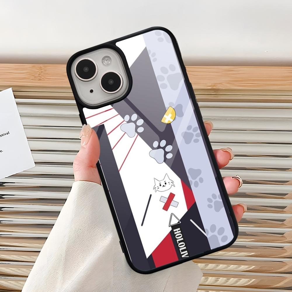 Japanese VTuber AI Girl Phone Case For Iphone 15 Pro Max 14 12 11 13 Mini 16 8 7 Plus X Xs XR PC+TPU Back Cover