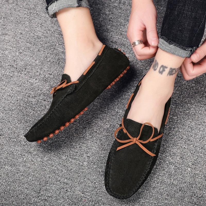 Fashion High Quality Men's Casual Shoes Suede Mens Loafers Comfort Soft Driving Shoes Luxury Moccasins Concise Men Shoes Plus Size 38-49