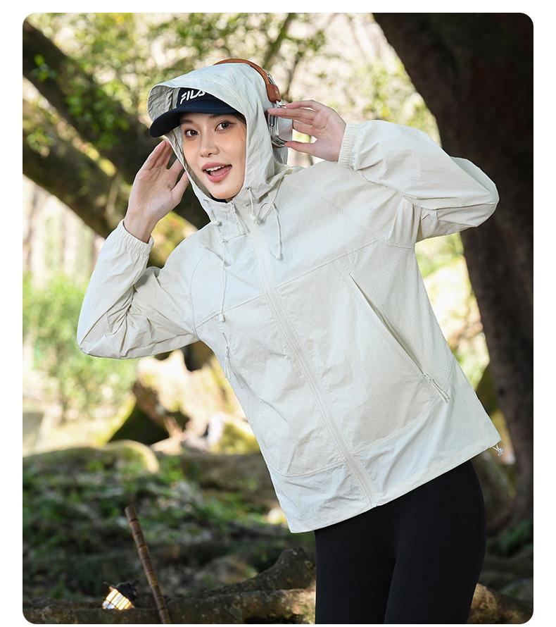 Unisex Summer 2025 Hooded UV Protection Water-Repellent Lightweight Jacket