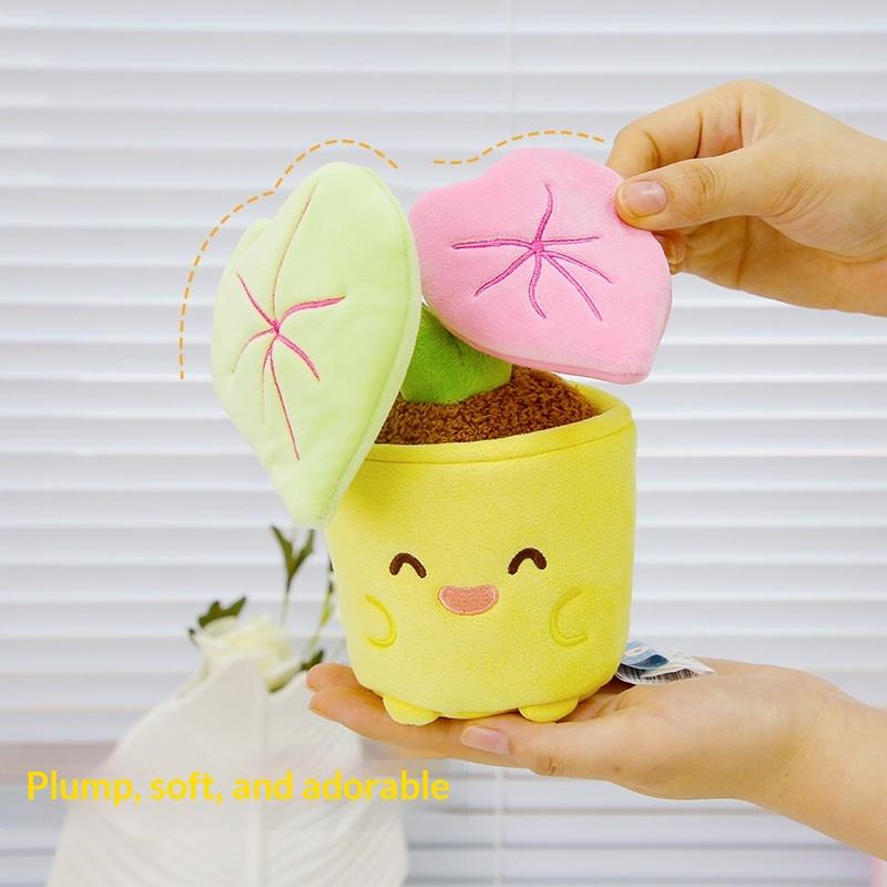 Simulation Tulip Succulent Plush Stuffed Toy Plants Decor Mushroom Aloes Soft Doll Flower Kawaii Pillow For Girls Birthday Gifts
