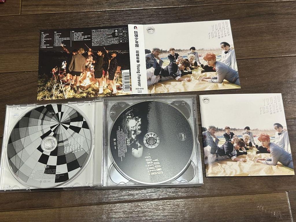 [USED] BTS young forever Hanasho Nenka 2CD+DVD Japan Distribution Edition