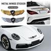 CJPY7 3D Metal Wings Stying Car Trunk Fender Emblem Stickers For Honda Mugen Power Civic Accords CRV Hrv Jazz CBR VTEC VFR Motorcycle