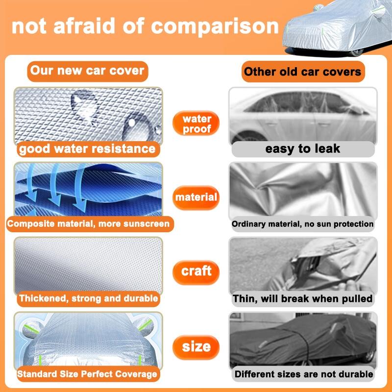 10 years durable, car cover, car cover sedan, auto exterior covers, waterproof car cover, Toyota car special car cover, Rainproof and sunproof, Full