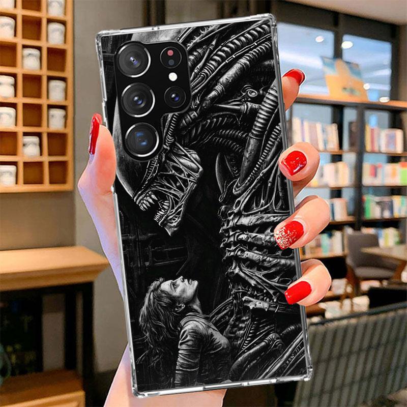 Cool A-Alien X-Xenomorph Phone Case For Samsung Galaxy S26 S25 Edge S24 Ultra S23 S22 Plus S21 S20 FE Soft Fundas Shell Galaxy S