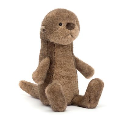 Jellycat Woods Animal Series Brooke Otter Brown Doll Plush Doll Sitting 25cm Height