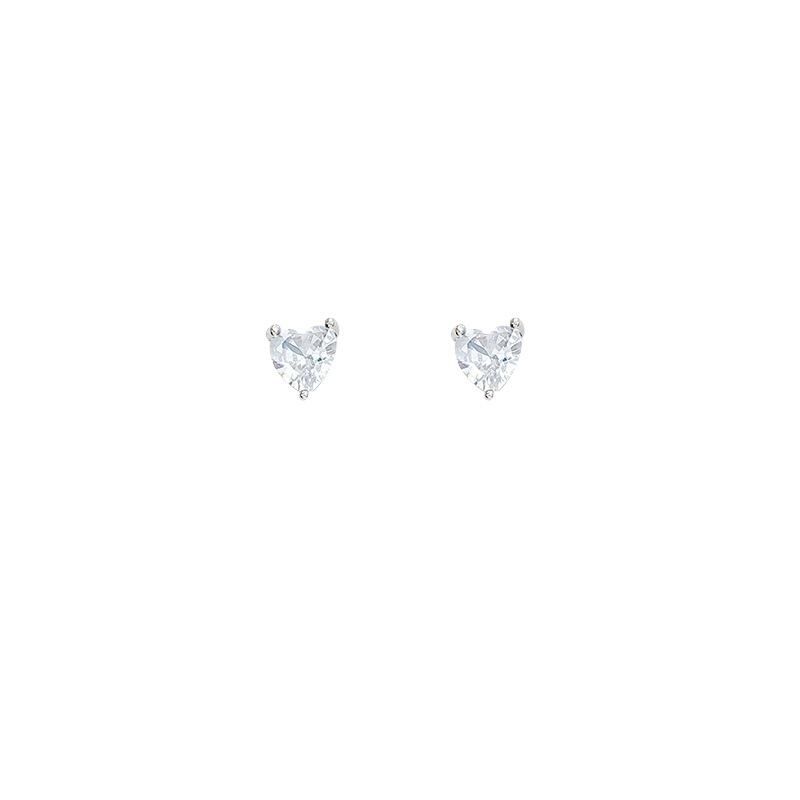 Ins Style Beautiful Small Star Zircon Stud Earrings Women's Light Luxury High-end Temperament Earrings Niche Design Ear Jewelry