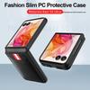 Motorola Razr50 Ultra Lychee Leather Case with Tempered Film & Card Slot