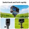 Metal Protective Frame Cage Rabbit Cage Bezel With Adapter for Action 5/4/3 Sports Camera Accessories Metal Rabbit Cage