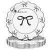Black Bow Tie Party Set: Disposable Plates, Napkins, Tablecloth & Decorations