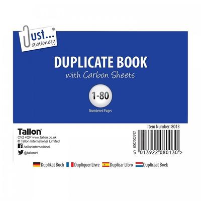 Just Stationery Książka pokwitowań papierowych bez kalki